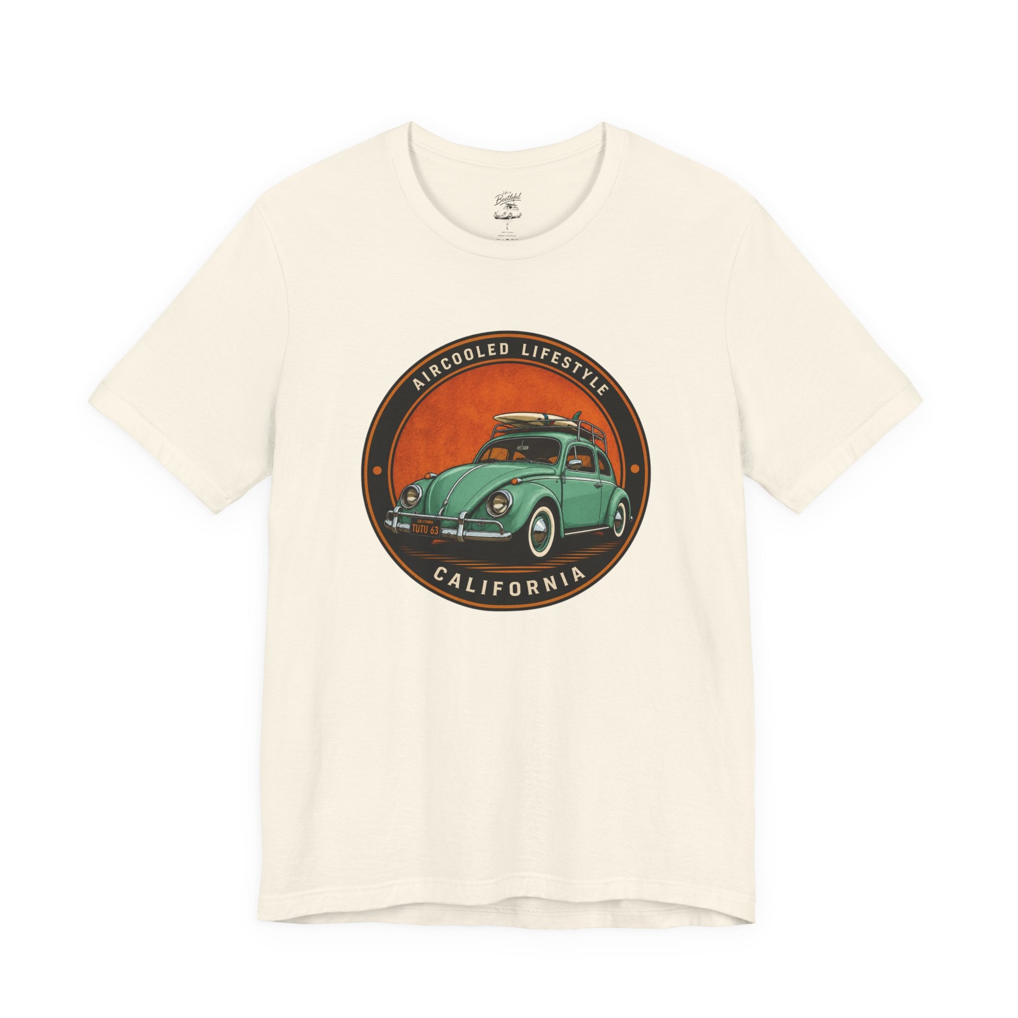 Vintage VW Beetle California T-Shirt — Aircooled Lifestyle Graphic Tee