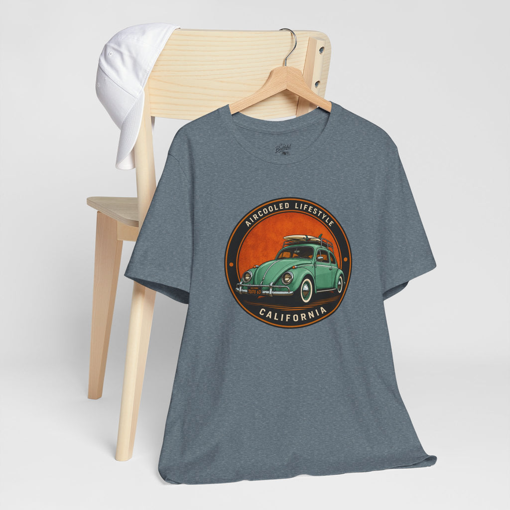 Vintage VW Beetle California T-Shirt — Aircooled Lifestyle Graphic Tee