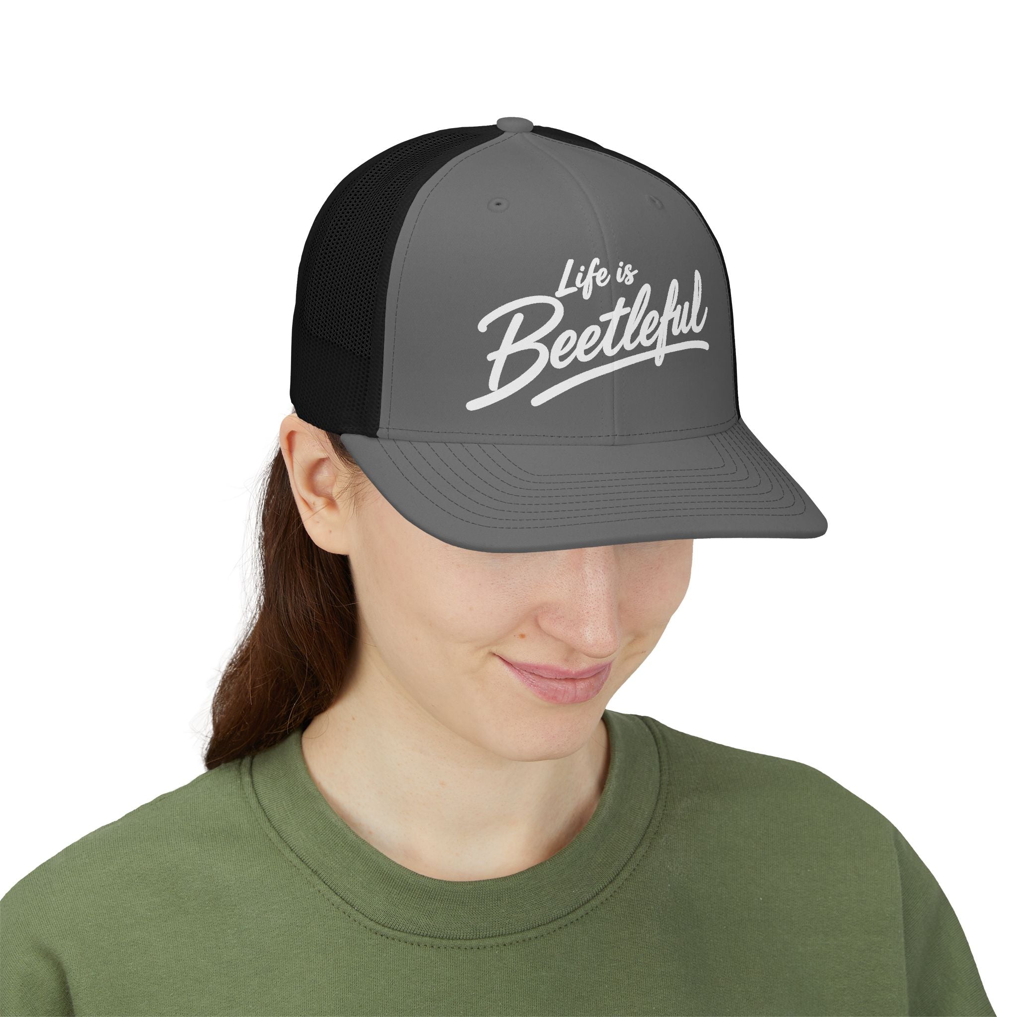 Life is Beetleful Vintage VW Trucker Cap