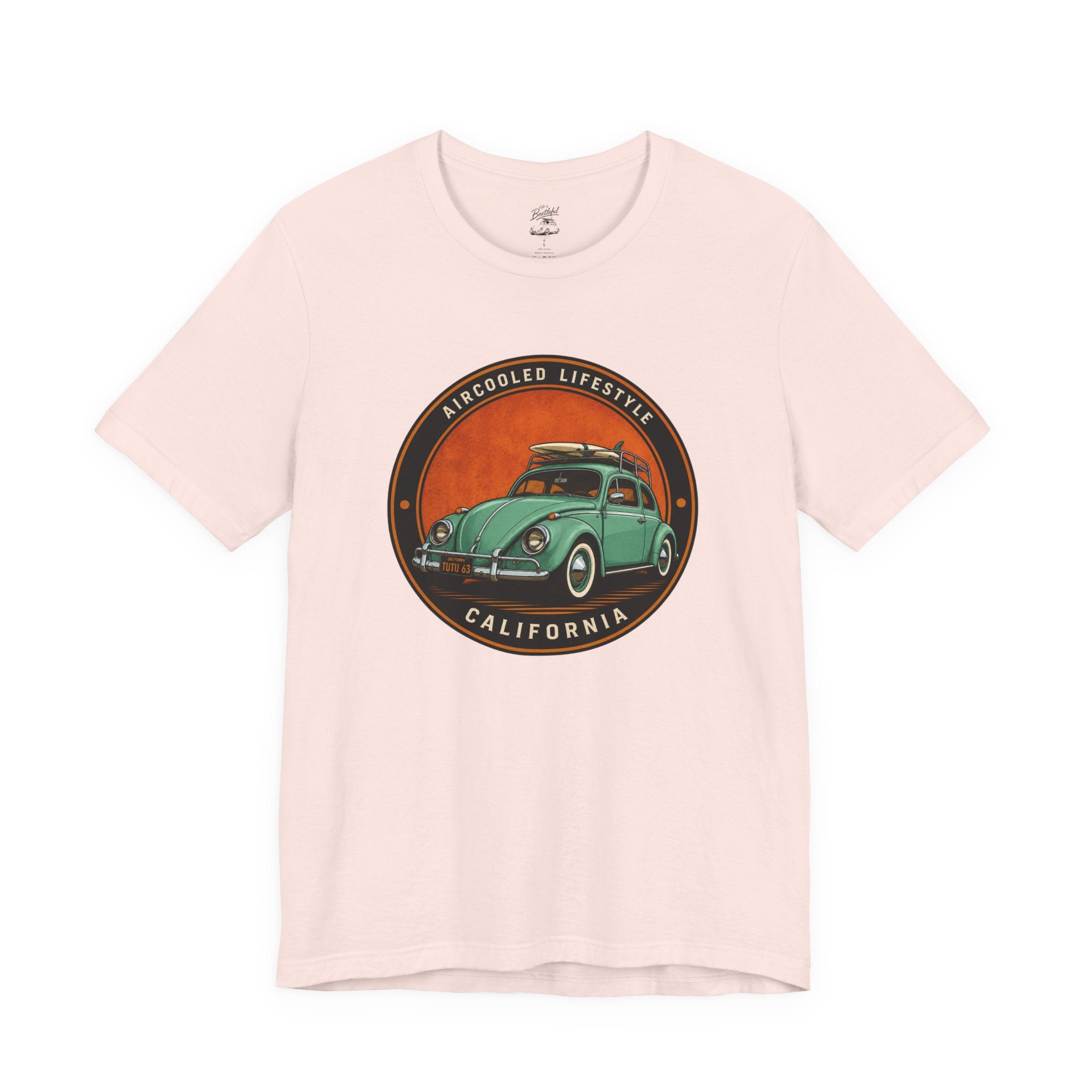 Vintage VW Beetle California T-Shirt — Aircooled Lifestyle Graphic Tee