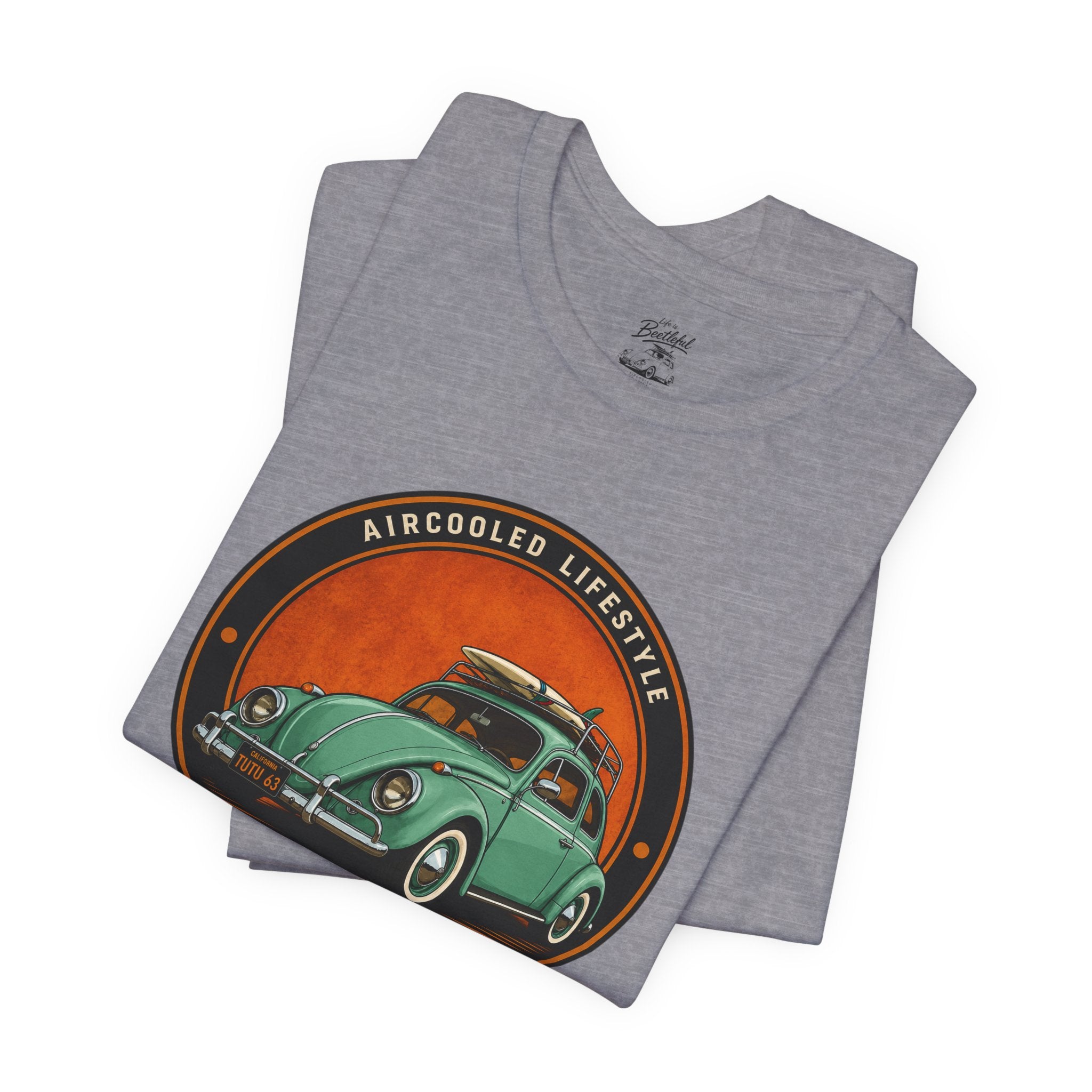 Vintage VW Beetle California T-Shirt — Aircooled Lifestyle Graphic Tee