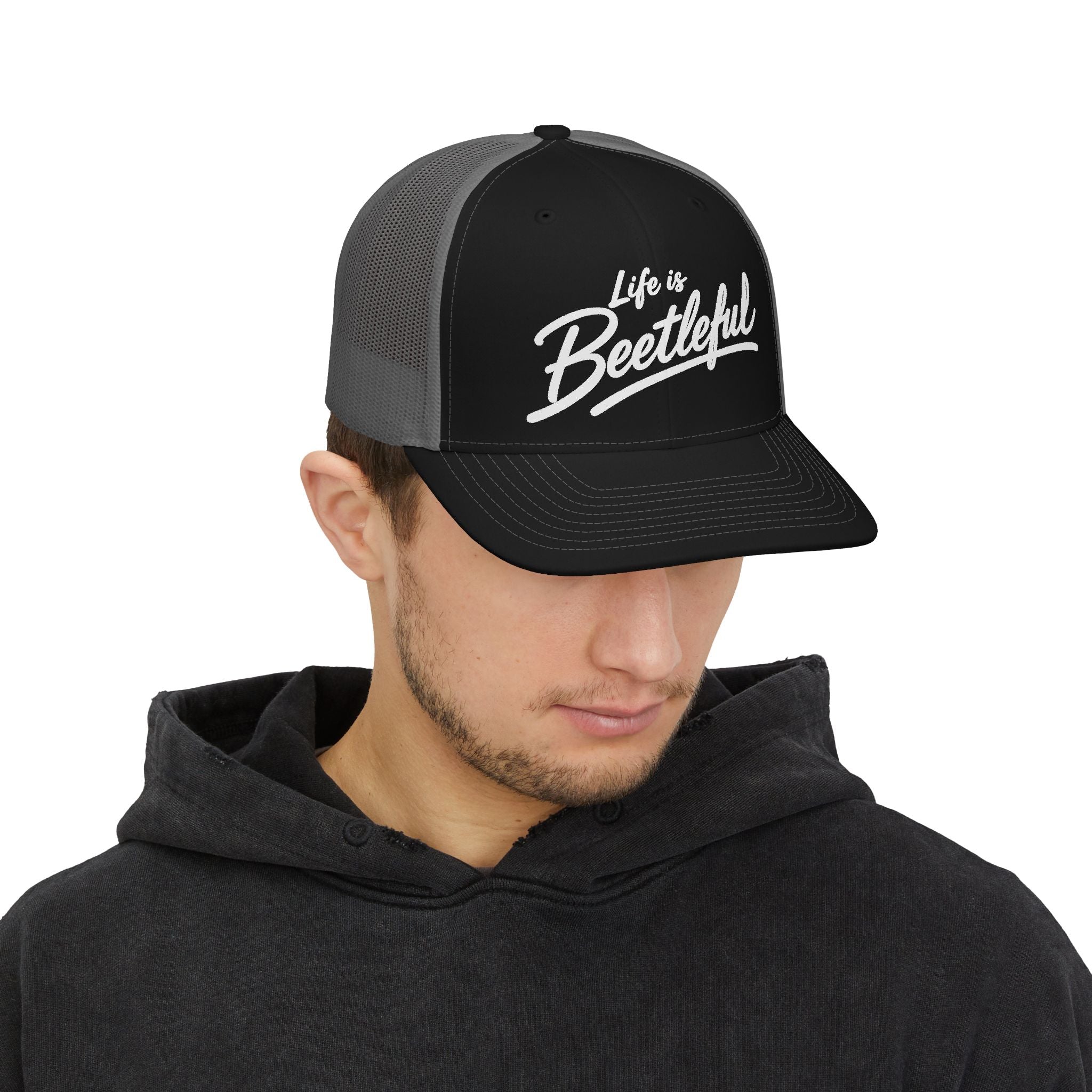 Life is Beetleful Vintage VW Trucker Cap