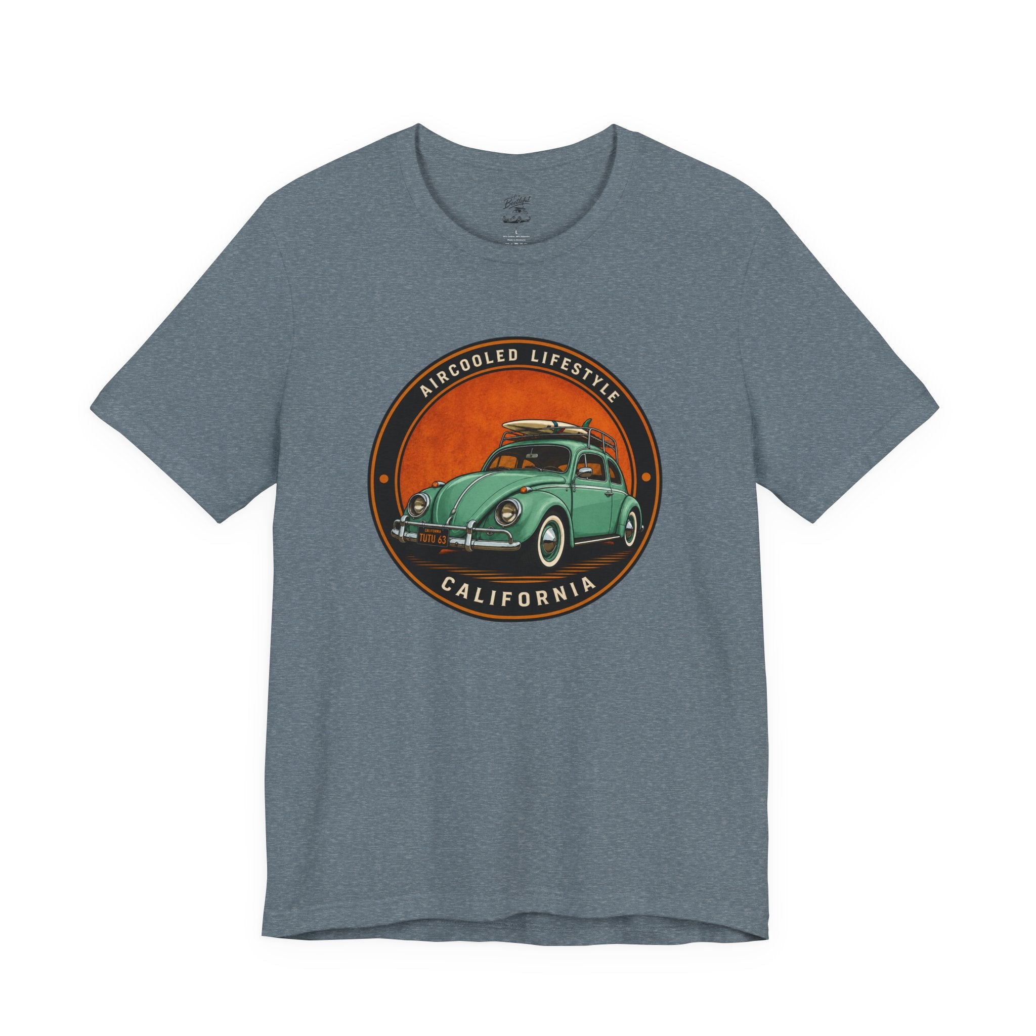 Vintage VW Beetle California T-Shirt — Aircooled Lifestyle Graphic Tee