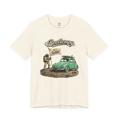 Beetle Therapy Tee — Vintage VW Beetle Surfboard Graphic T-Shirt