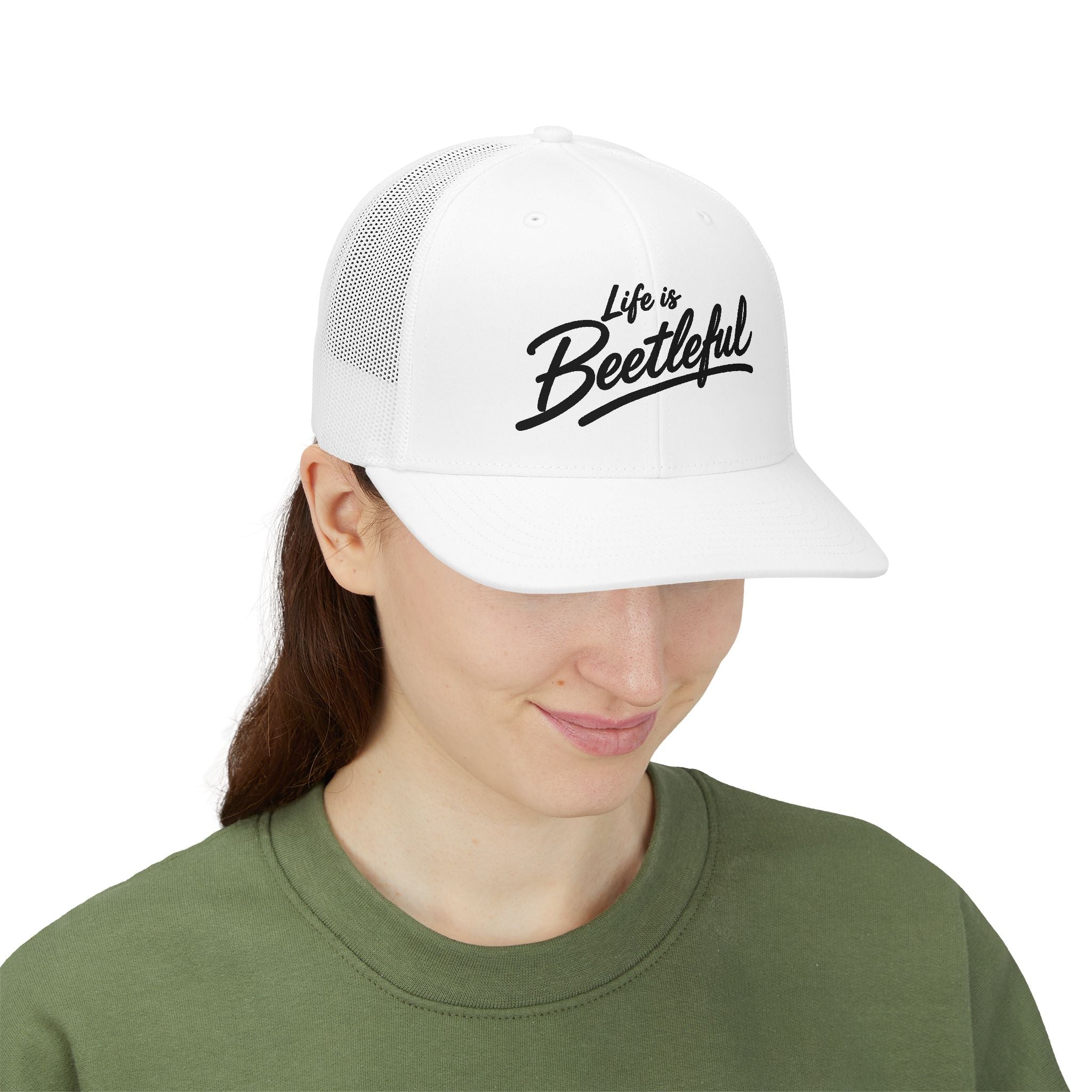 Life is Beetleful Vintage VW Trucker Cap