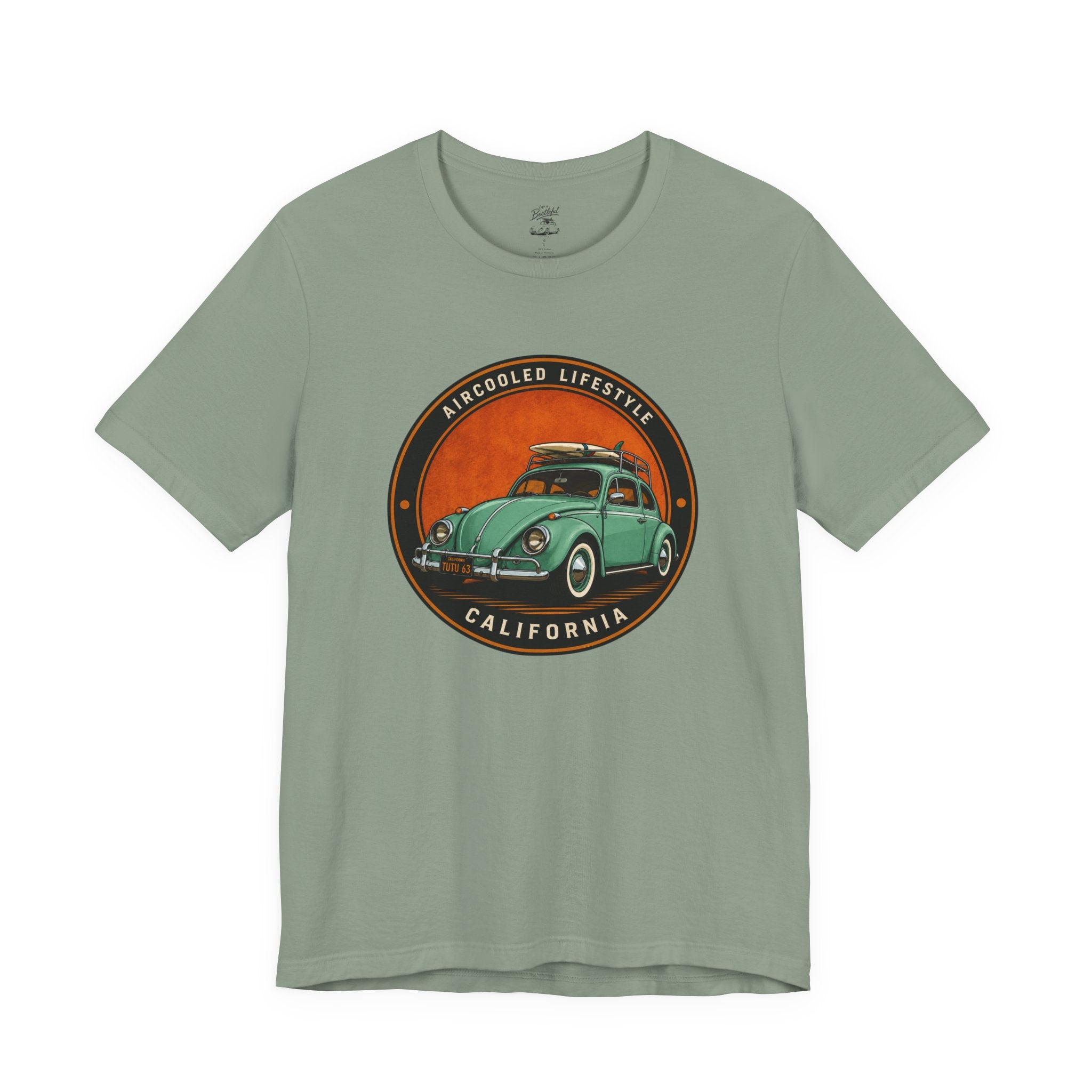 Vintage VW Beetle California T-Shirt — Aircooled Lifestyle Graphic Tee