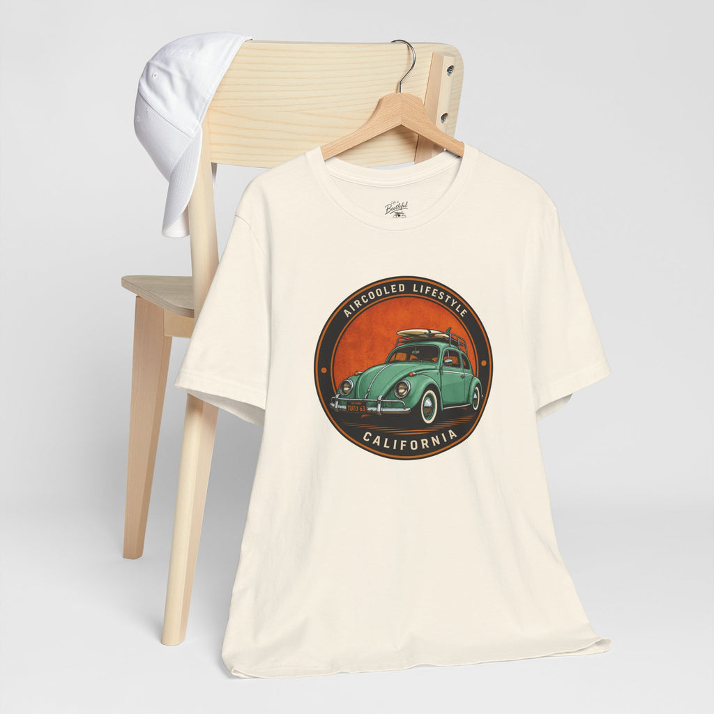 Vintage VW Beetle California T-Shirt — Aircooled Lifestyle Graphic Tee