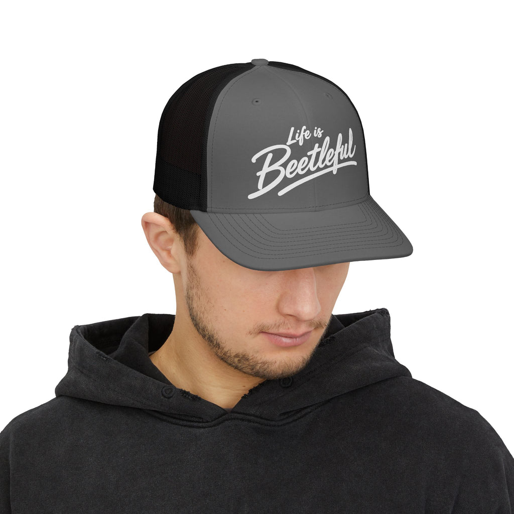 Life is Beetleful Vintage VW Trucker Cap