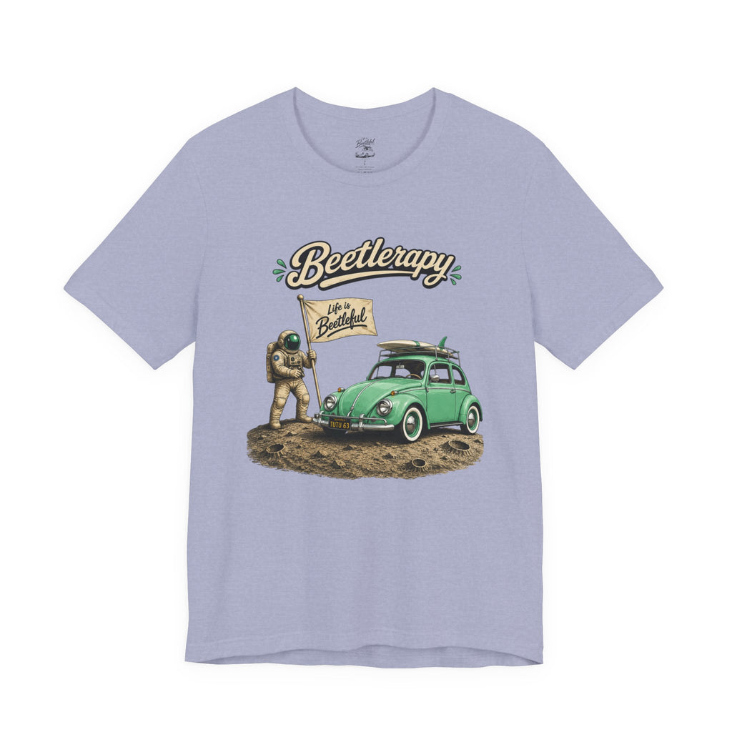 Beetle Therapy Tee — Vintage VW Beetle Surfboard Graphic T-Shirt