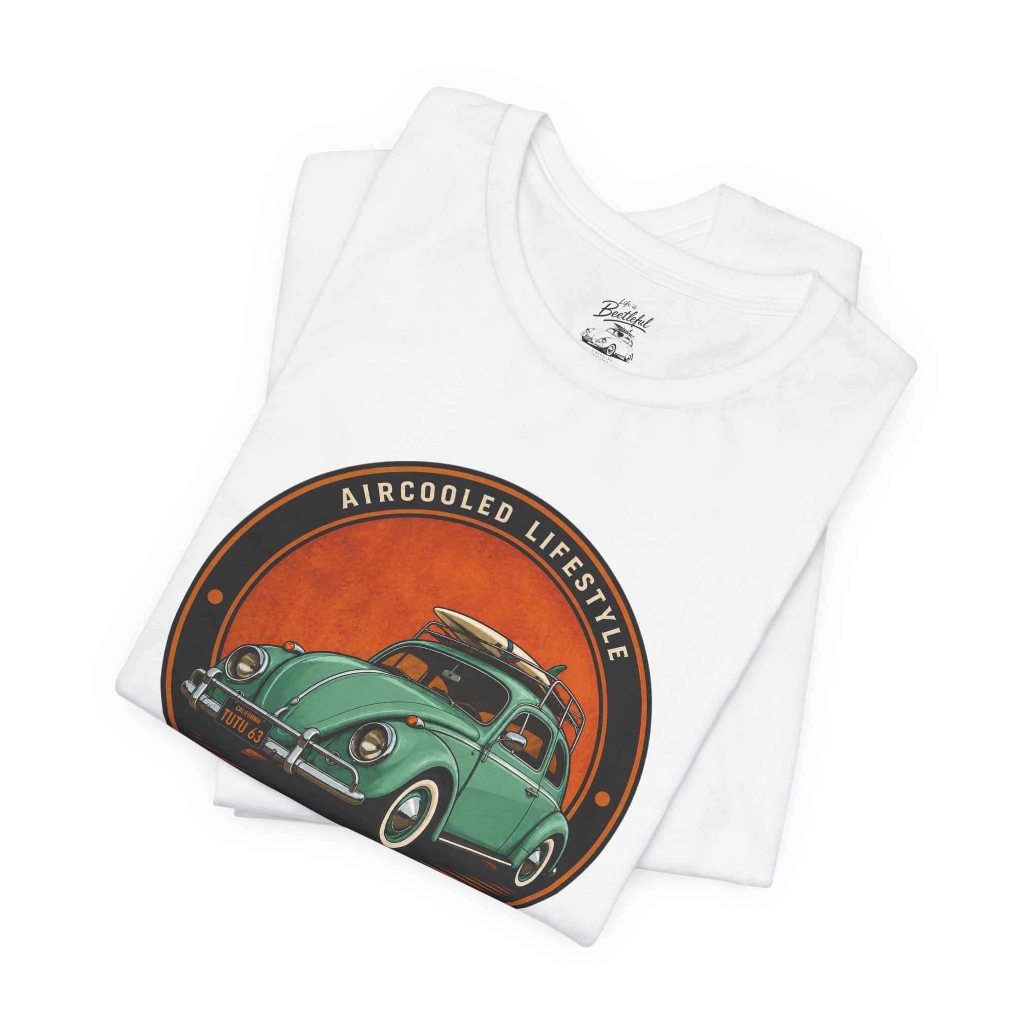 Vintage VW Beetle California T-Shirt — Aircooled Lifestyle Graphic Tee