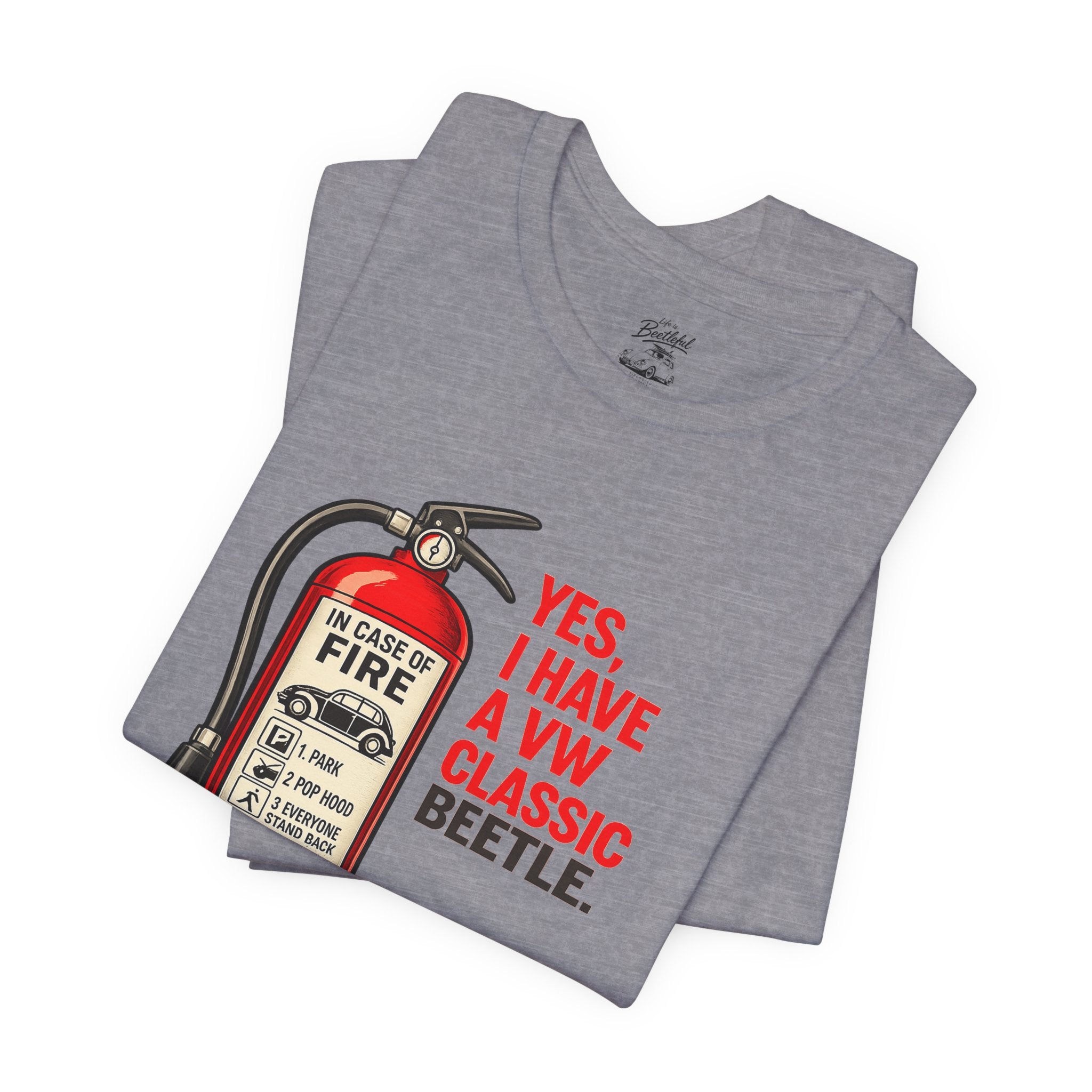 Vintage Beach Sunset Tee – 'Beachtiful' Retro Surf Wagon Shirt