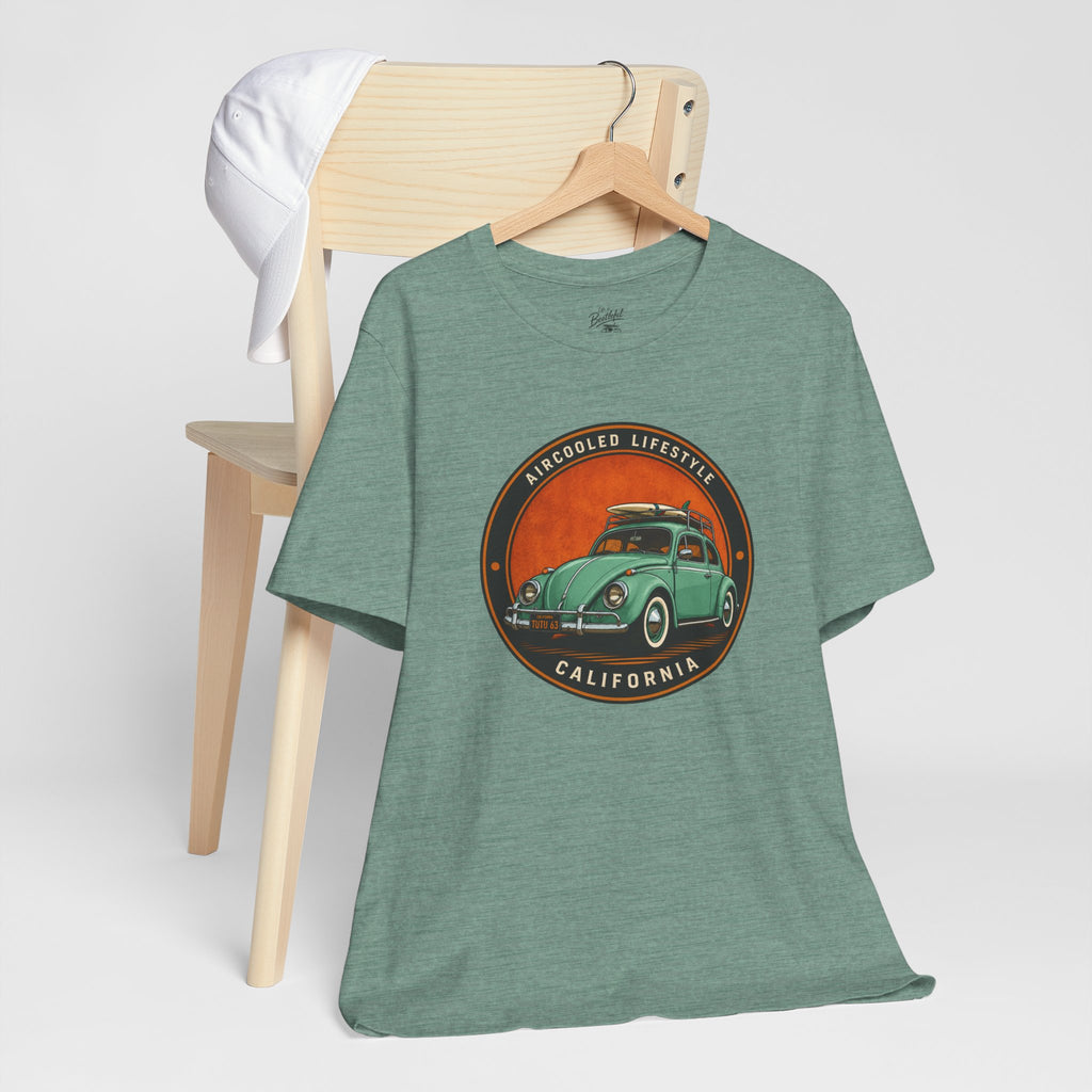 Vintage VW Beetle California T-Shirt — Aircooled Lifestyle Graphic Tee