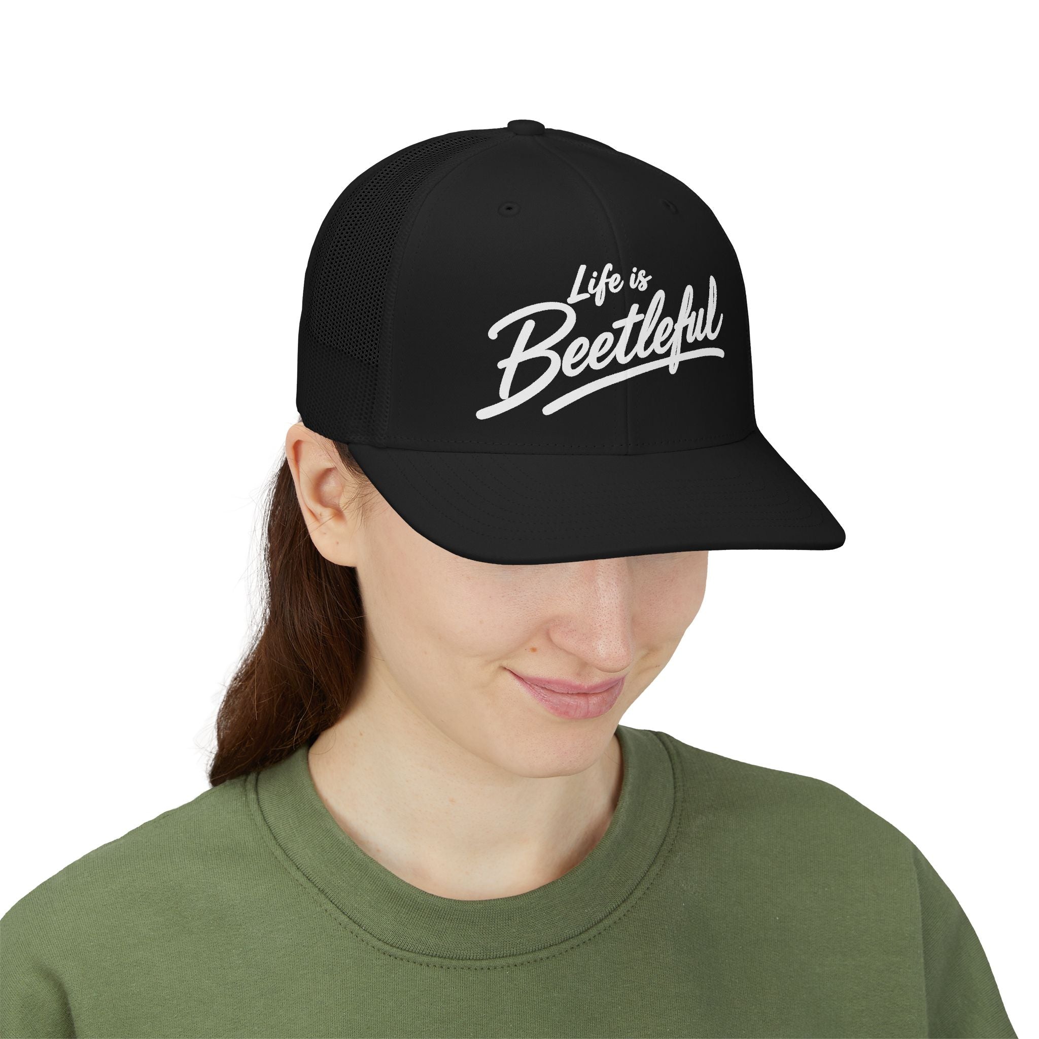 Life is Beetleful Vintage VW Trucker Cap