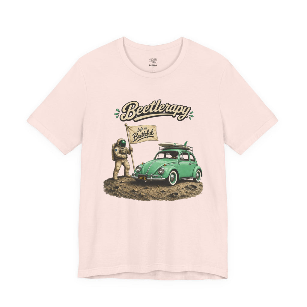 Beetle Therapy Tee — Vintage VW Beetle Surfboard Graphic T-Shirt