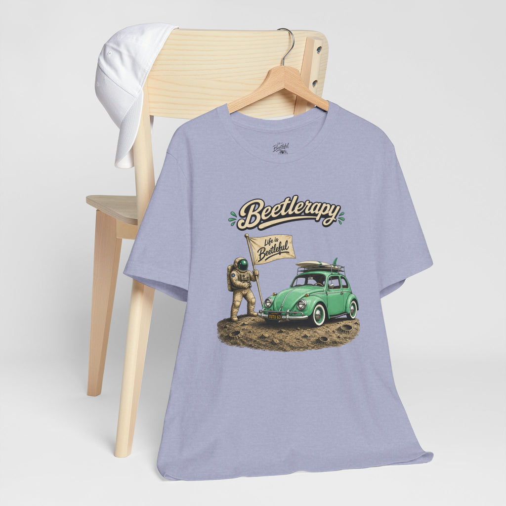 Beetle Therapy Tee — Vintage VW Beetle Surfboard Graphic T-Shirt