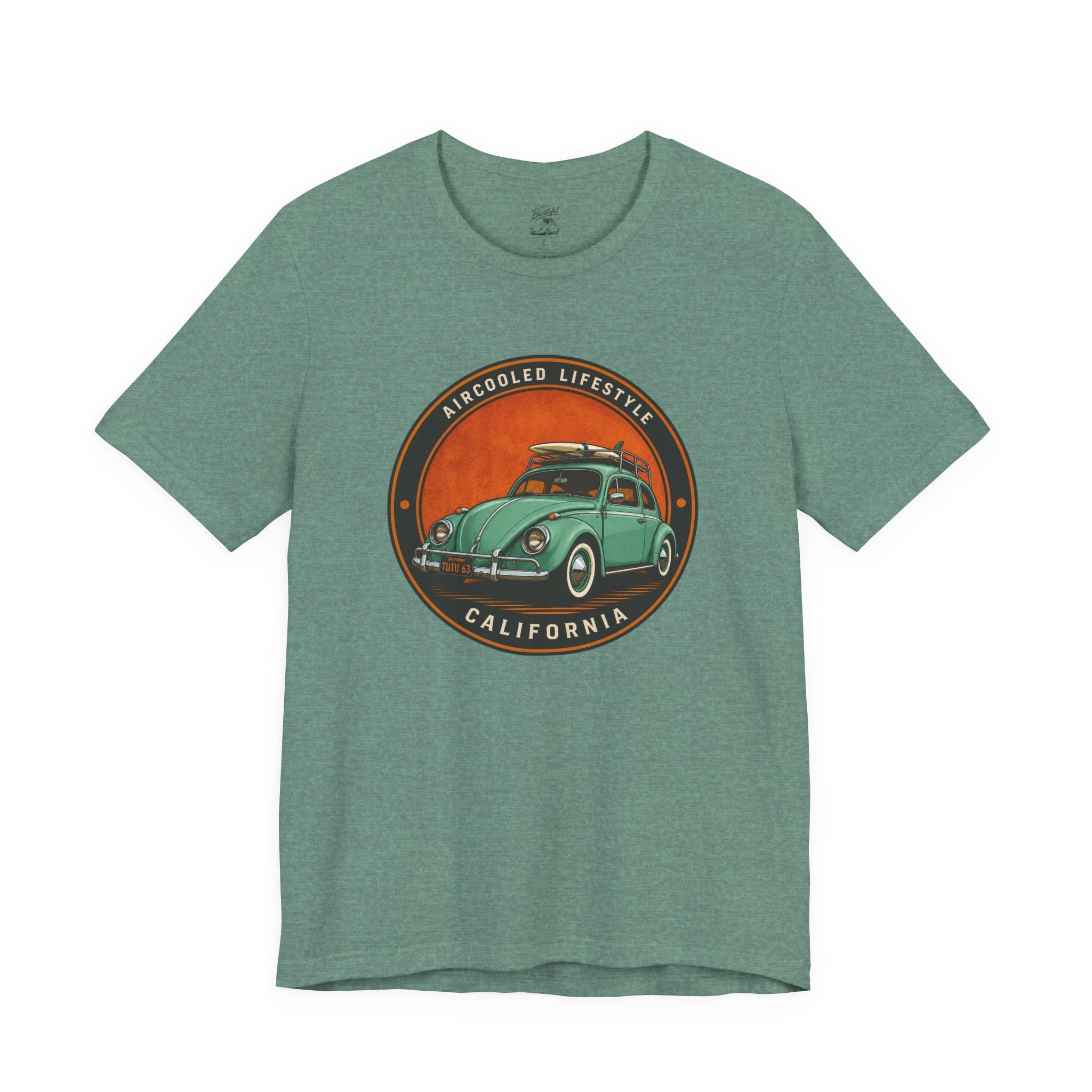 Vintage VW Beetle California T-Shirt — Aircooled Lifestyle Graphic Tee