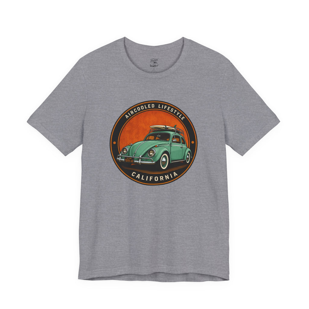 Vintage VW Beetle California T-Shirt — Aircooled Lifestyle Graphic Tee