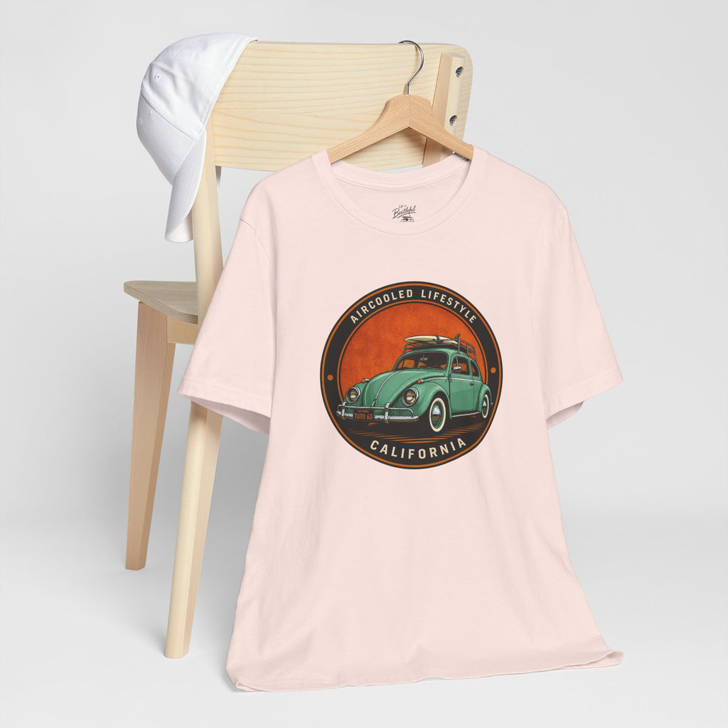 Vintage VW Beetle California T-Shirt — Aircooled Lifestyle Graphic Tee