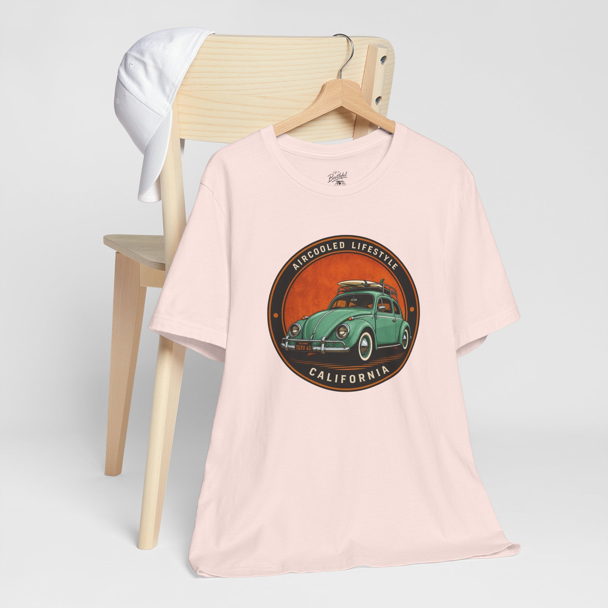 Vintage VW Beetle California T-Shirt — Aircooled Lifestyle Graphic Tee